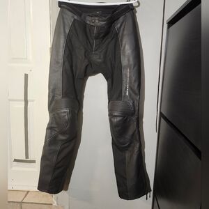 REV'IT! Black Leather Motorcycle Ladies